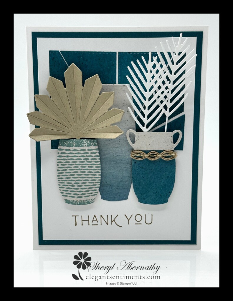 Earthen Treasures - Thank You - Elegant Sentiments